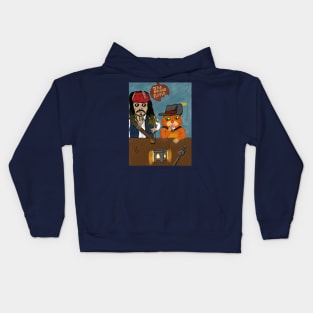 Pirate + Puss in Boots Kids Hoodie